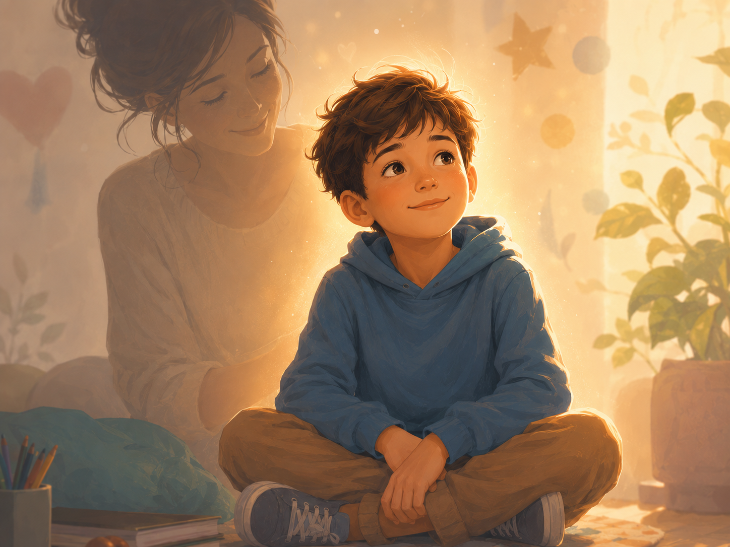Enfant compris et apaisé